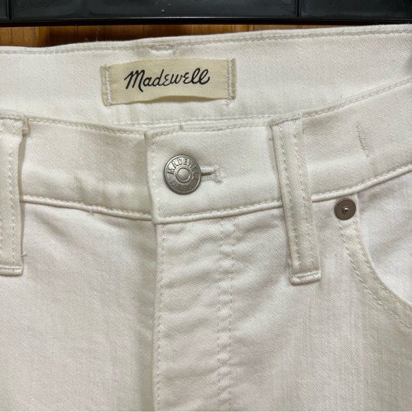 NWOT White Madewell Jeans, 9" High-Rise Skinny, Size 29 - Picture 2 of 8